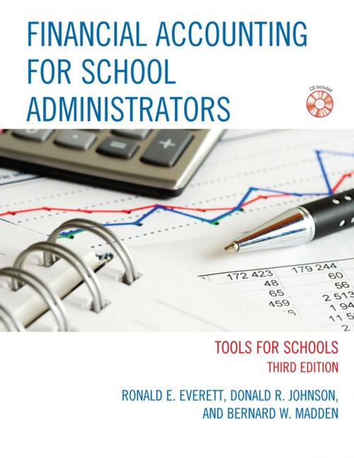 Cover of the book Financial Accounting for School Administrators by Ronald E. Everett, Donald R. Johnson, Bernard W. Madden, R&L Education