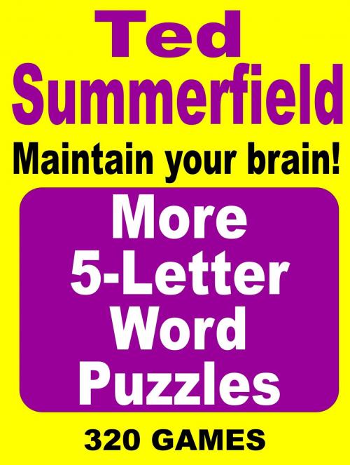 Cover of the book More 5-Letter Word Puzzles by Ted Summerfield, Ted Summerfield