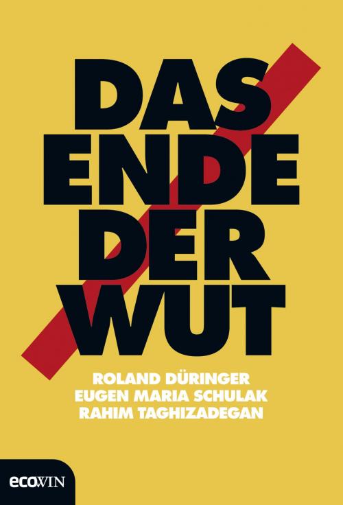 Cover of the book Das Ende der Wut by Roland Düringer, Eugen Maria Schulak, Rahim Taghizadegan, Ecowin