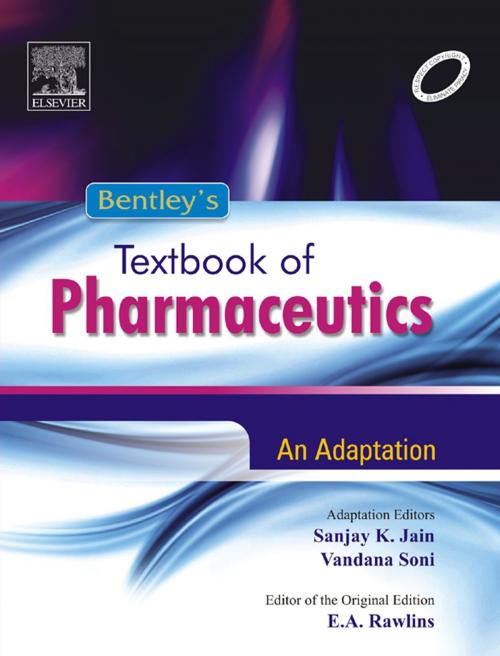 Cover of the book Bentley's Textbook of Pharmaceutics - E-Book by Sanjay Kumar Jain, Vandana Soni, Elsevier Health Sciences