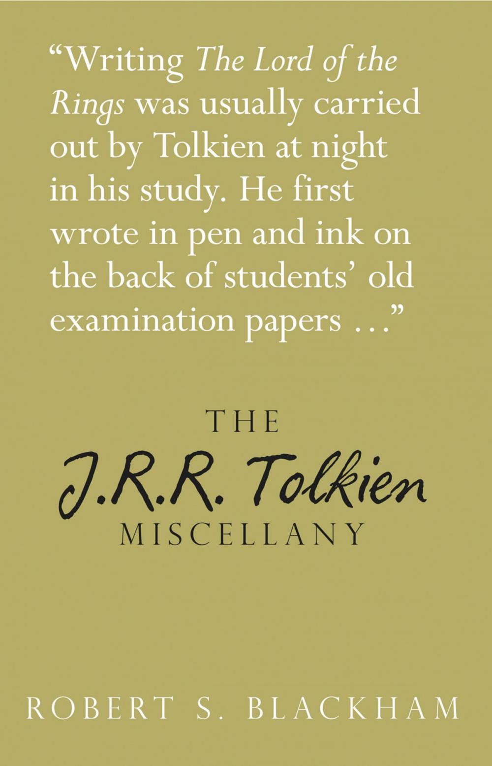 Big bigCover of J.R.R. Tolkien Miscellany