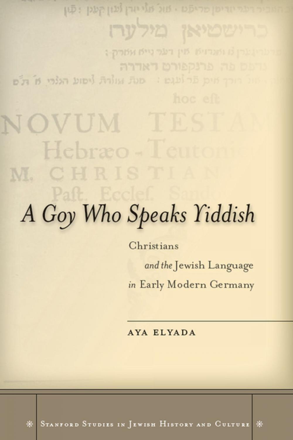 Big bigCover of A Goy Who Speaks Yiddish