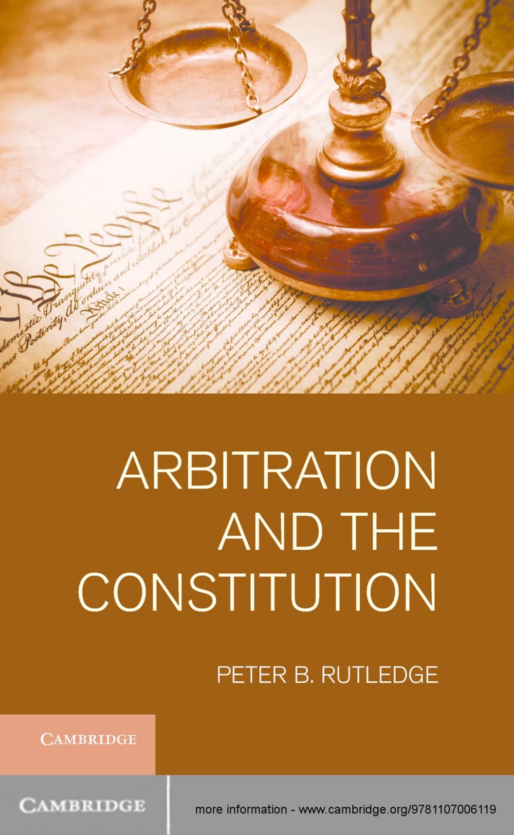 Big bigCover of Arbitration and the Constitution