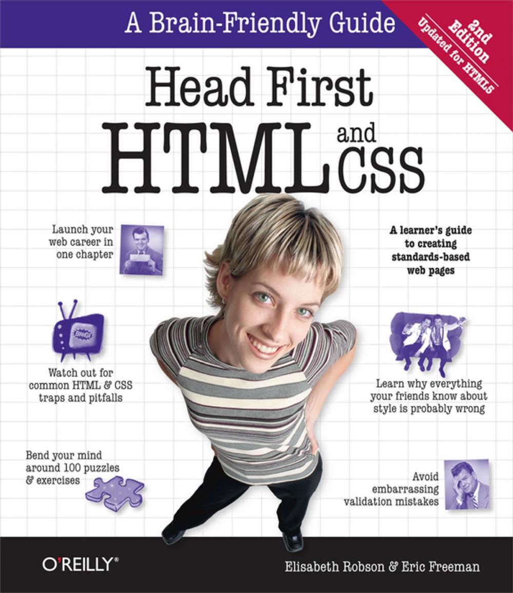 Big bigCover of Head First HTML and CSS