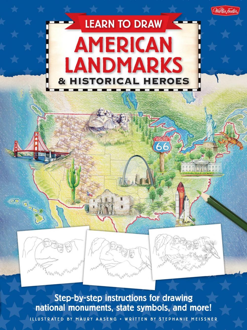Big bigCover of Learn to Draw American Landmarks & Historical Heroes