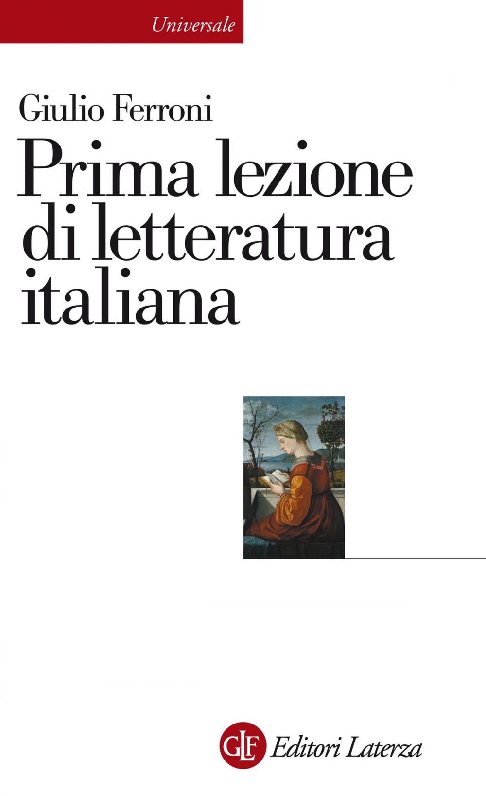 Big bigCover of Prima lezione di letteratura italiana
