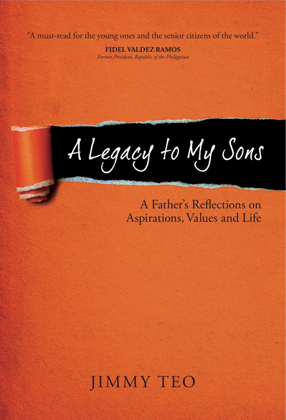 Big bigCover of A Legacy to My Sons: A Father's Reflections on Aspirations, Values and Life