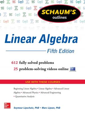 Cover of the book Schaum's Outline of Linear Algebra, 5th Edition by Cristine Chandler, Laura McGrath