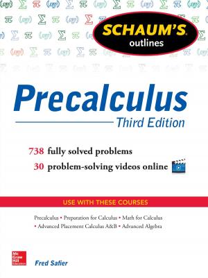Cover of the book Schaum's Outline of Precalculus, 3rd Edition by Lorenzo Meneghini