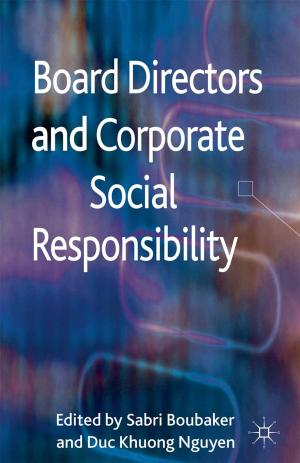 Cover of the book Board Directors and Corporate Social Responsibility by P. Brooker