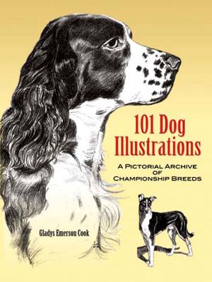 Cover of the book 101 Dog Illustrations by Dover