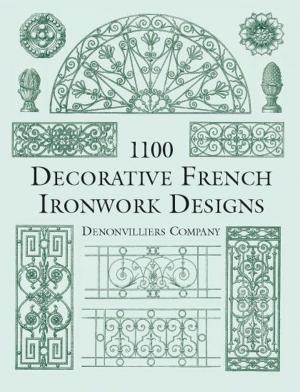 Book cover of 1100 Decorative French Ironwork Designs