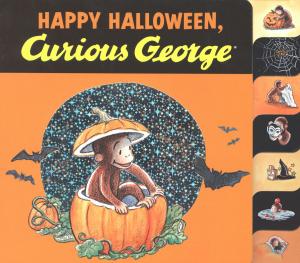 Cover of Happy Halloween, Curious George (Read-aloud) by H. A. Rey, HMH Books