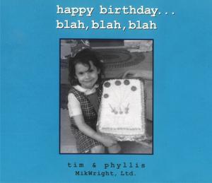 Cover of the book Happy Birthday . . . blah, blah, blah by John Lustig