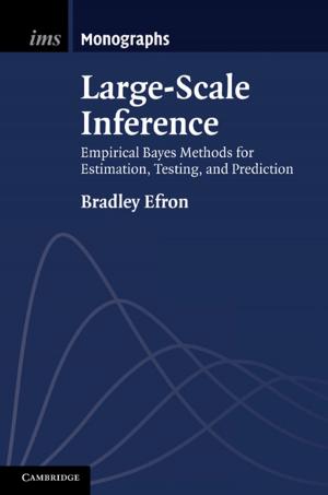 Cover of the book Large-Scale Inference by Shai Shalev-Shwartz, Shai Ben-David