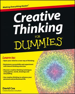 Cover of the book Creative Thinking For Dummies by Paul T. Anastas, Robert Boethling, Adelina Voutchkova-Kostal