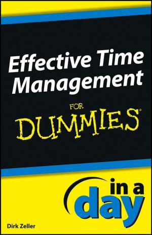 Book cover of Effective Time Management In a Day For Dummies