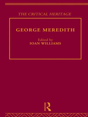 Cover of the book George Meredith by Jean-Pierre Beaud, Jean-Guy Prevost