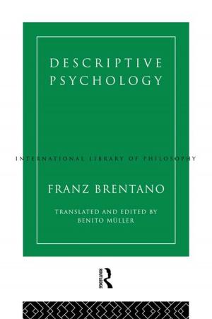 Cover of the book Descriptive Psychology by 澤楽