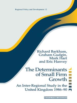 Cover of the book The Determinants of Small Firm Growth by Ali Madanipour