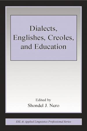 bigCover of the book Dialects, Englishes, Creoles, and Education by 