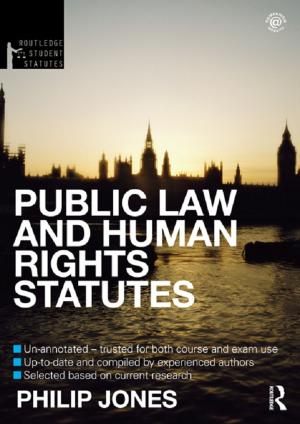Book cover of Public Law and Human Rights Statutes