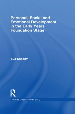 Book cover of Personal, Social and Emotional Development in the Early Years Foundation Stage