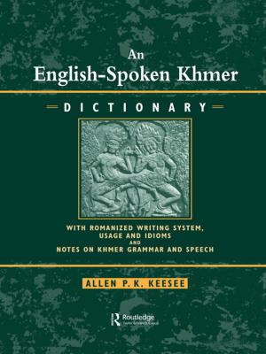 Cover of the book English-Spoken Khmer Dictionary by Geoffrey Greatrex, Hugh Elton, the assistance of Lucas McMahon