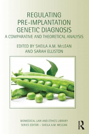 Cover of the book Regulating Pre-Implantation Genetic Diagnosis by Arthur George Warner, Edmond Warner