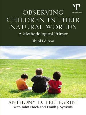 Cover of the book Observing Children in Their Natural Worlds by Michael Y. Bennett