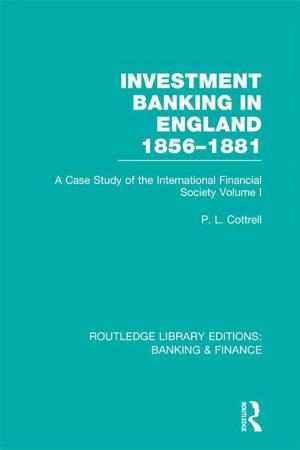 Book cover of Investment Banking in England 1856-1881 (RLE Banking &amp; Finance)