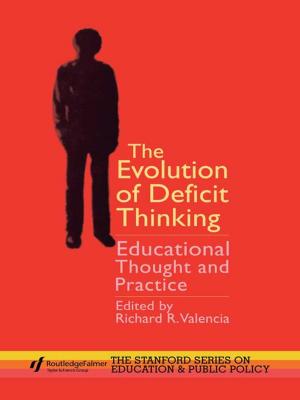 Cover of the book The Evolution of Deficit Thinking by Raoul Bianchi, Marcus Stephenson