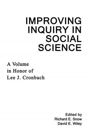 Cover of the book Improving Inquiry in Social Science by Nigel Blake, Paul Smeyers, Richard Smith, Paul Standish