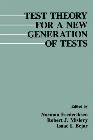 Cover of the book Test Theory for A New Generation of Tests by Harold Lewis, Jayne Silberman