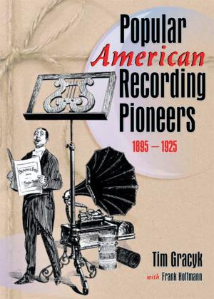 Book cover of Popular American Recording Pioneers