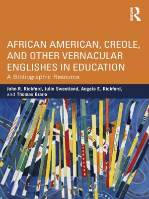 Cover of the book African American, Creole, and Other Vernacular Englishes in Education by Juliet Chevalier-Watts
