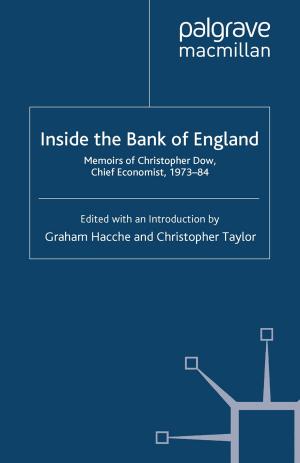 Cover of the book Inside the Bank of England by J. Blondel