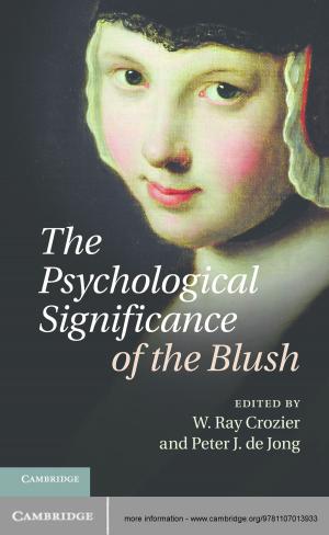 Cover of the book The Psychological Significance of the Blush by Jeremy Price