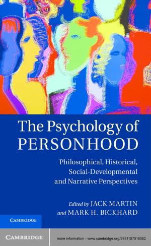 Cover of the book The Psychology of Personhood by Susy Frankel