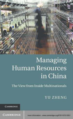 Cover of the book Managing Human Resources in China by Christopher Tomlins