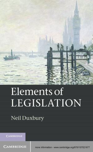 Cover of the book Elements of Legislation by Joel P. Trachtman