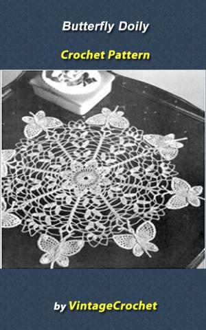 Cover of Butterfly Doily Vintage Crochet Pattern eBook