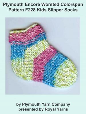 Cover of the book Plymouth Encore Worsted Colorspun Yarn Knitting Pattern F228 Kids Slipper Socks by Kimberly Schimmel