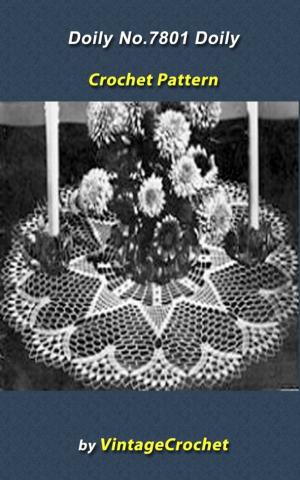 Cover of Doily No.7801 Vintage Crochet Pattern