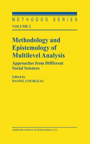 Cover of the book Methodology and Epistemology of Multilevel Analysis by G.J. More O'Ferrall