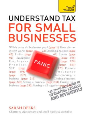 Cover of the book Understand Tax for Small Businesses: Teach Yourself Ebook Epub by James Fox, James Fox & Sue Elliott
