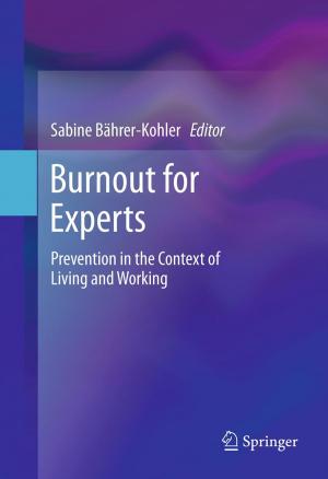 Cover of the book Burnout for Experts by M. Bamford