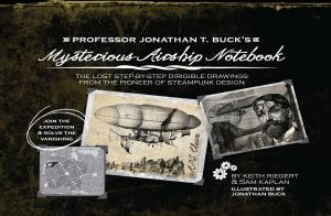 Cover of Professor Jonathan T. Buck's Mysterious Airship Notebook