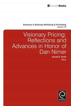Cover of the book Visionary Pricing by Timothy M. Devinney, Gideon Markman, Torben Pedersen, Laszlo Tihanyi