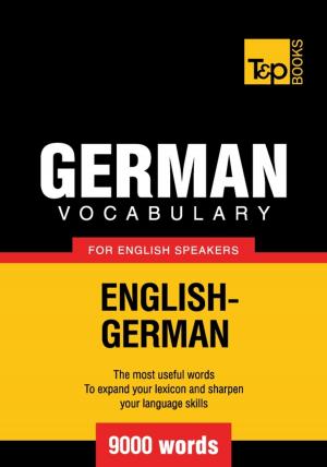 Book cover of German Vocabulary for English Speakers - 9000 Words